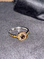 Ring - 14 karaat Witgoud - 0.73ct. tw. Diamant (Natuurlijk), Nieuw