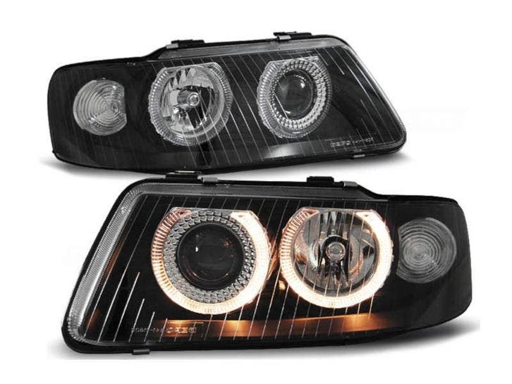 Angel Eyes koplamp units Black geschikt voor Audi A3 8L, Auto-onderdelen, Verlichting, Nieuw, Audi, Verzenden