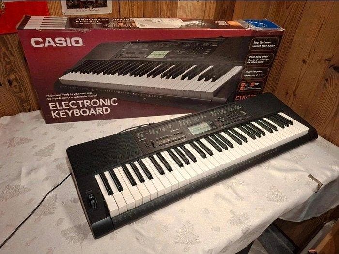 Casio - CTK-3200 - - Elektronisch keyboard (Zonder, Musique & Instruments, Instruments à vent | Flûtes à bec