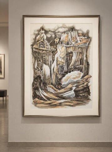 Claire Szilard (1921–2017) - Parisian houses in the desert