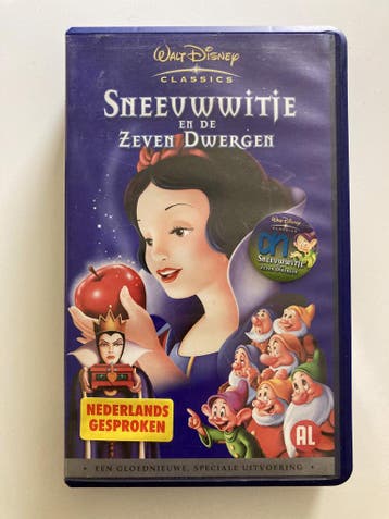 SNEEUWWITJE EN DE ZEVEN DWERGEN (1937) (VHS), Cd's en Dvd's, Gebruikt