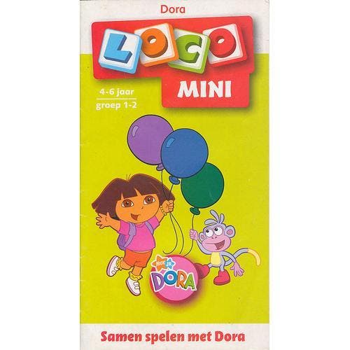 Mini Loco ontwikkelingsspelletjes met Dora (per stuk), Livres, Livres scolaires, Envoi