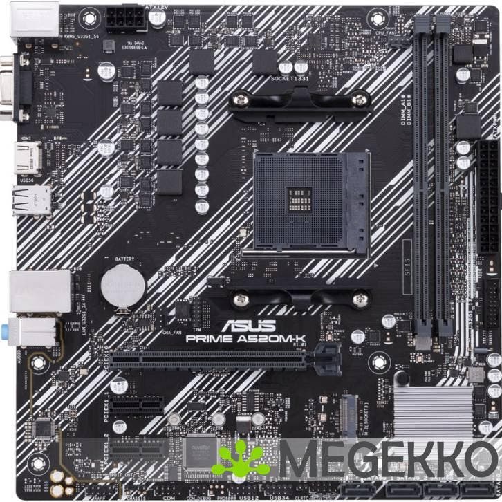 ASUS PRIME A520M-K, Computers en Software, Overige Computers en Software, Nieuw, Verzenden