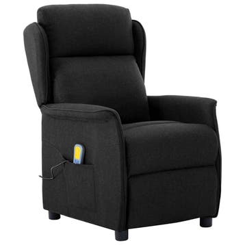 vidaXL Massagestoel met kussen Zwart 93.5 x 67.5 x 101.5 cm, Verzenden