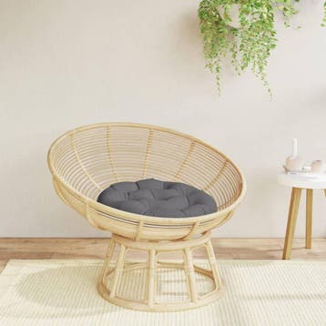 vidaXL Zitkussen rond Ø 60 x11 cm oxford stof, Maison & Meubles, Verzenden
