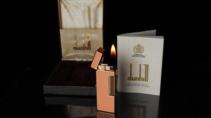 Dunill - Lacquer Pattern Rollagas Lighter - Zonder, Collections, Articles de fumeurs, Briquets & Boîtes d'allumettes