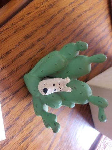 Statuette Leblon-Delienne 570 - Tintin - Milou cactus