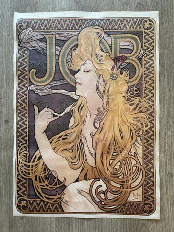Alphonse Mucha (after) - JOB – Elegante manifesto