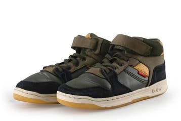 Kickers Hoge sneakers Jongens in maat 32 Groen, Verzenden, Schoenen