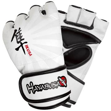 Hayabusa Ikusa 4oz MMA Handschoenen Wit, Verzenden, Vechtsportbescherming