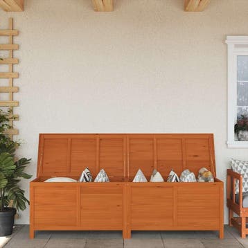 vidaXL Tuinbox 198,5x50x56,5 cm massief vurenhout bruin, Verzenden