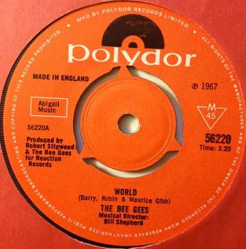 Bee Gees - World, Cd's en Dvd's, Vinyl | Pop, Verzenden, Gebruikt