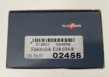 Tillig TT - 02455 - Elektrische locomotief (1) - Elektrolok, Nieuw