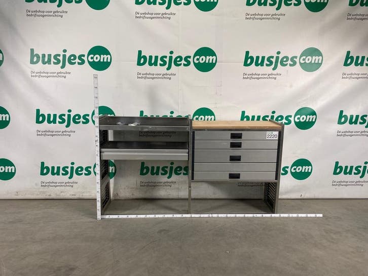 Aluca aluminium bedrijfswageninrichting gebruikt (nr 2220), Auto-onderdelen, Overige Auto-onderdelen, Gebruikt, Verzenden