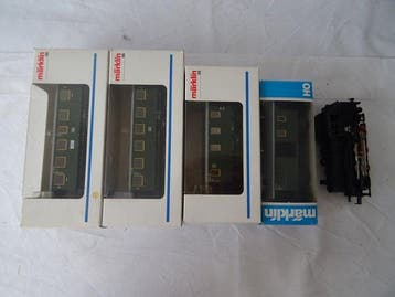 Märklin H0 - Treinset (1) - Treinset Personenzug BR 89 met, Hobby en Vrije tijd, Nieuw