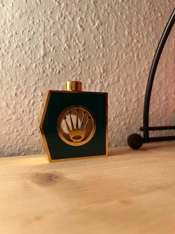 Rolex - Bouteille de parfum - laiton doré