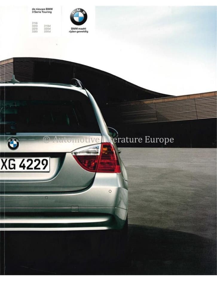 2006 BMW 3 SERIE TOURING BROCHURE NEDERLANDS, Boeken, Auto's | Folders en Tijdschriften, Ophalen of Verzenden