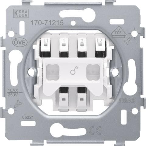 Niko Basis Element Installatie Schakelaar - 170-71215, Doe-het-zelf en Bouw, Elektriciteit en Kabels, Verzenden