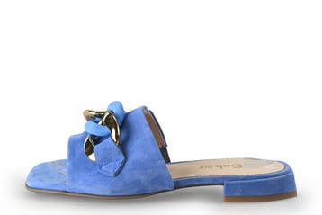 Gabor Slippers in maat 38 Blauw, Slippers, Gabor, Gedragen, Verzenden