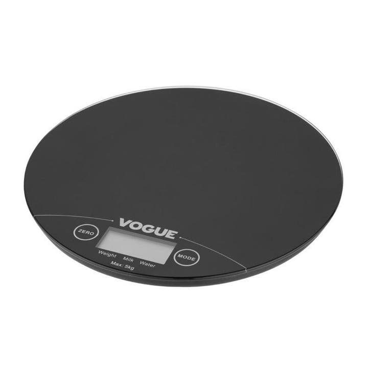 Weegschaal rond digitaal | Cap. 5 kg | 185(Ø)x15(h)mm, Zakelijke goederen, Horeca | Keukenapparatuur, Nieuw in verpakking, Verzenden
