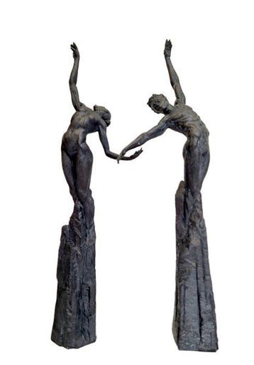 Figurine - Man en vrouw - 53 cm (2) - Résine