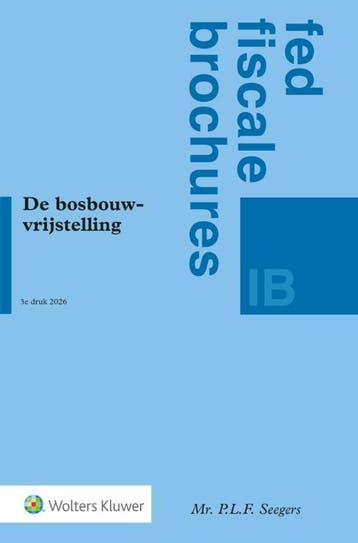 De Bosbouwvrijstelling |  | Nieuw, Verzenden