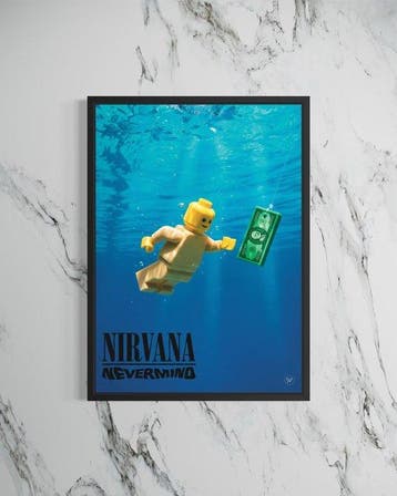SDIMART - LEGO Music Cover Album Nirvana - Nevermind Limited, Nieuw