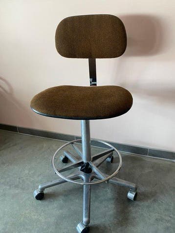 Bureaustoel - Aluminium, Metaal - Architectenstoel