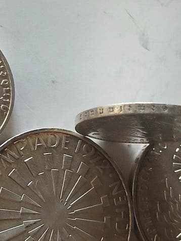 Duitsland. 3 x 10 Deutsche Mark 1x2 Reichsmark Hindenburg