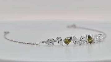 Zonder minimumprijs - Armband - 14 karaat Witgoud - 2.01ct., Nieuw