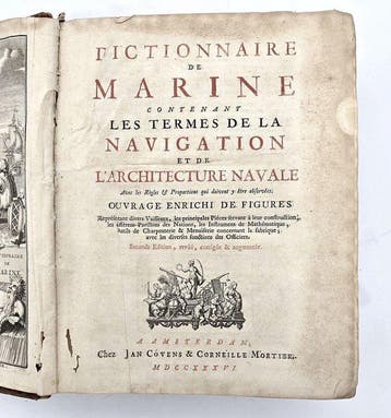 Aubin - Dictionnaire de Marine - 1736