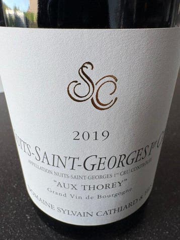2019 Domaine Sylvain Cathiard Aux Thorey - Nuits St., Nieuw