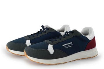Jack &amp; Jones Sneakers in maat 44 Blauw, Jack &amp; Jones, Zo goed als nieuw, Sneakers, Verzenden