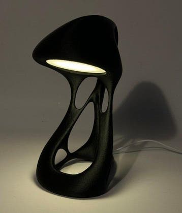 Lampe de table - PETG - Lampe au design organique