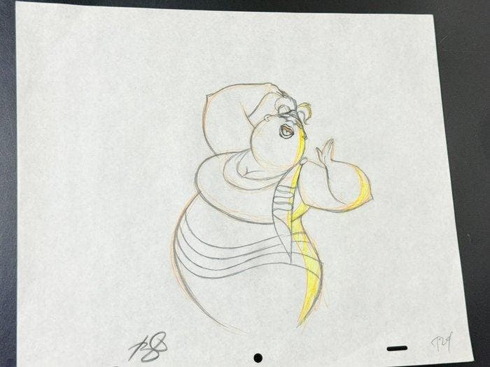 Walt Disney - Originele animatietekening van Thalia,, Verzamelen, Disney