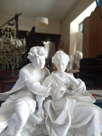 Richard Eckert, Volkstedt - Figure - Porcelaine, Antiek en Kunst