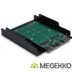 Inter-Tech KT005B 2x M.2 SATA-->2xSATA, Verzenden