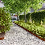 vidaXL Gazonranden 10 stuks 10x103 cm flexibel cortenstaal, Verzenden, Nieuw