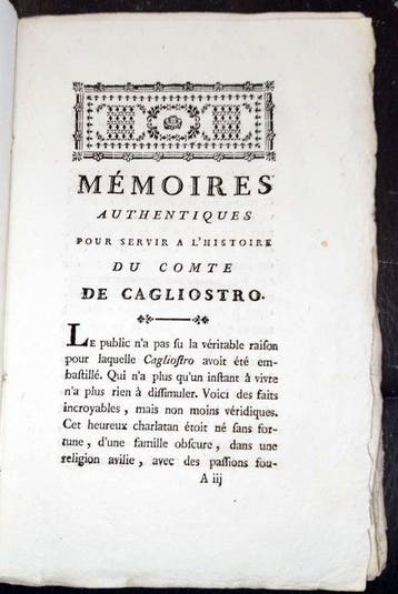 (Luchet La Roche Du Maine, Jean Pierre Louis du): - Memoires