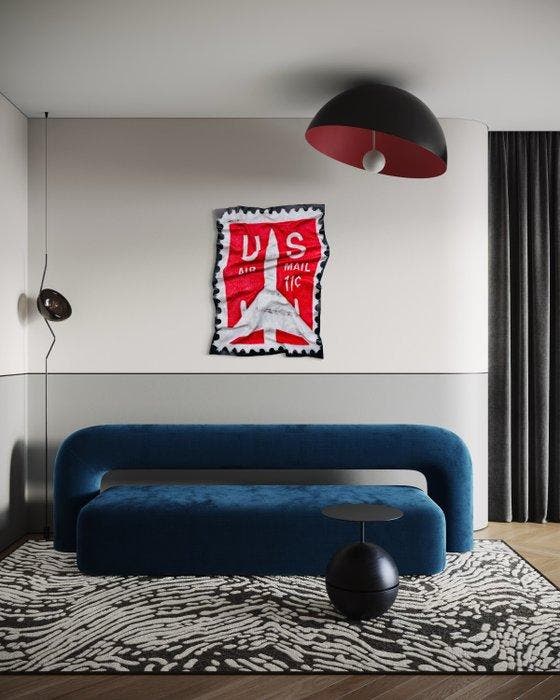 Soyz Bank (1988) - US Air Mail, Antiek en Kunst, Kunst | Designobjecten