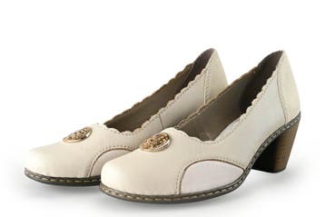 Rieker Pumps in maat 37 Wit, Verzenden, Pumps