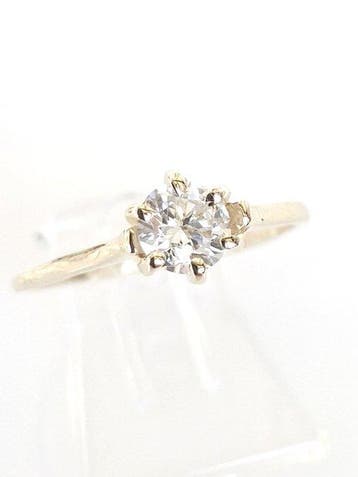 Sans prix de réserve - Bague de fiançailles - 14 carats Or