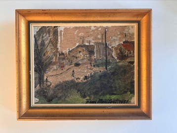 Franz Van Montfort (1889–1980) - Paysage de banlieue