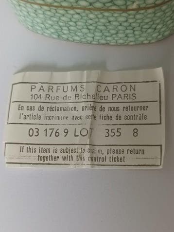 Bouteille de parfum - Verre