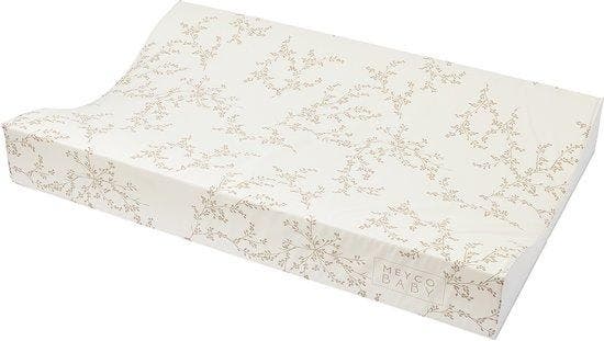 Meyco Baby Branches Aankleedkussen - Sand - 50x70cm, Enfants & Bébés, Jouets | Jouets de bébé, Envoi