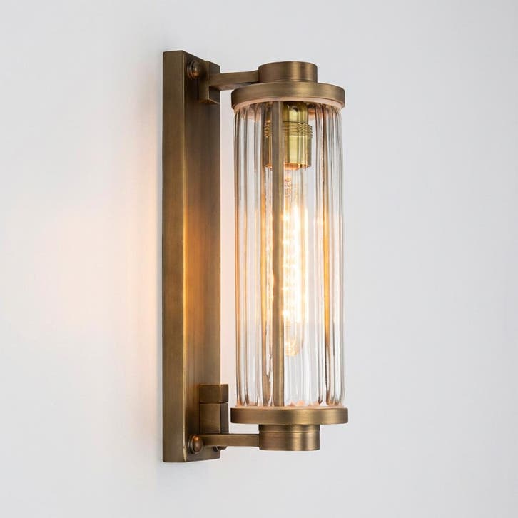 Wandverlichting modern Muurlamp Porter Outdoor Antiek Messin, Tuin en Terras, Buitenverlichting, Verzenden