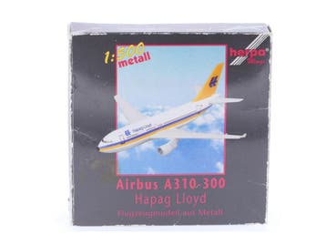 Schaal 1:500 Herpa 500913 Hapag-Lloyd Airbus A310-300 Reg..., Ophalen of Verzenden, Gebruikt