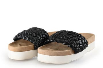 Maruti Slippers in maat 39 Zwart, Slippers, Verzenden, Zwart, Zo goed als nieuw