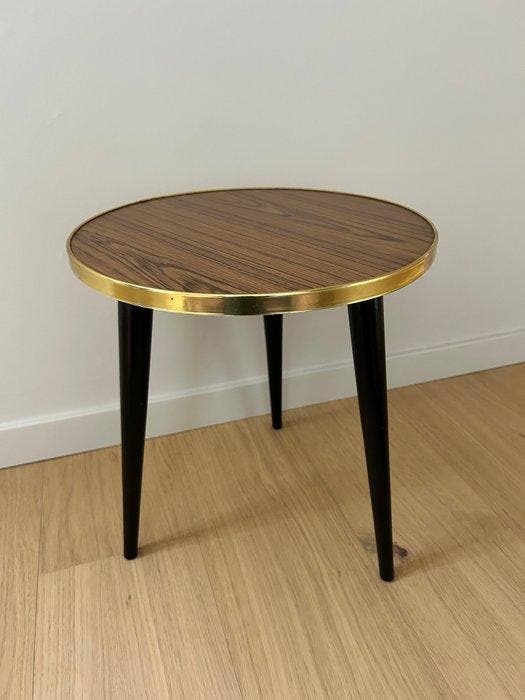 Table dappoint - Bois, Laiton, Métal - Table dappoint, Antiek en Kunst, Kunst | Designobjecten