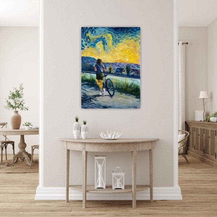 Artur Sudak - At the sunset, Antiek en Kunst, Kunst | Schilderijen | Modern